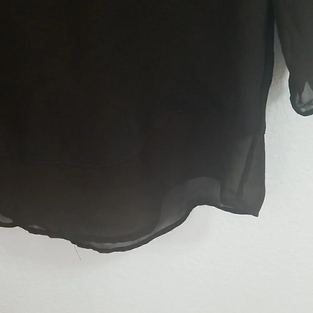 Express 3/4 tab sleeve top